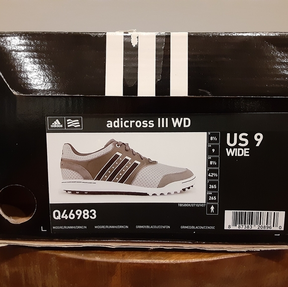 Adidas Men's adicross III (3) WD Golf Shoes - Picture 5 of 5